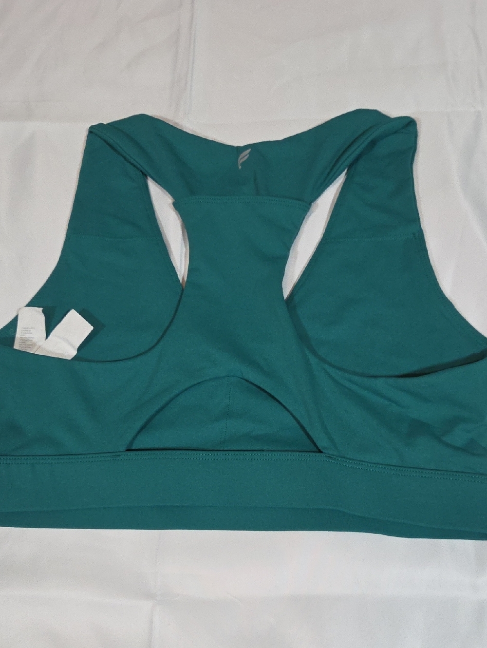 Fabletics Teal Blue Green Sports Bra Size Large - Picture 2 of 6